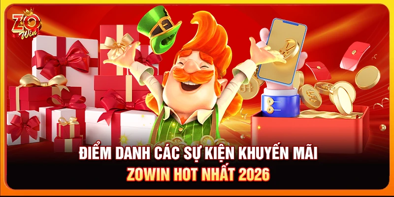 Điểm danh các sự kiện khuyến mãi Zowin Hot nhất 2026